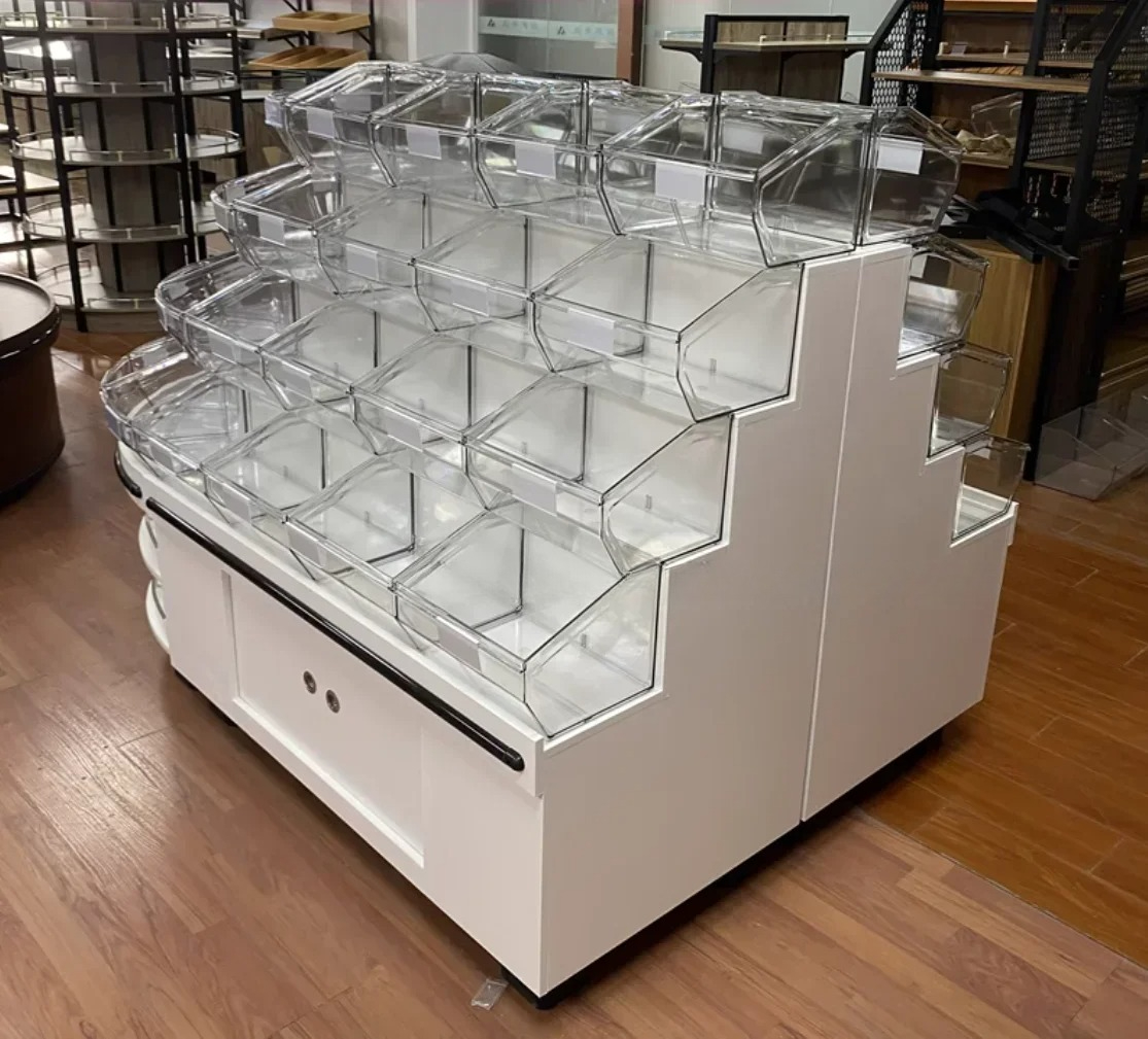 Food Like Snacks - food display cabinets Bulk Wooden bulk