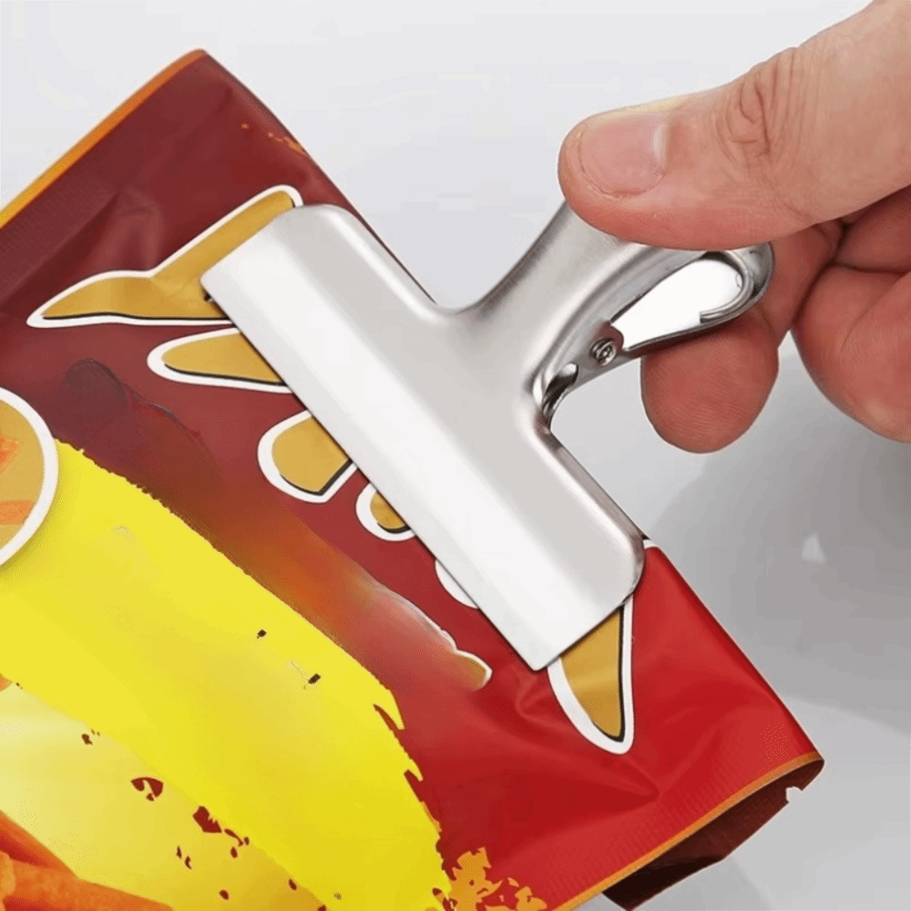 Food Snacks Corner - 8PCS Stainless Steel T-shaped Snack Bag