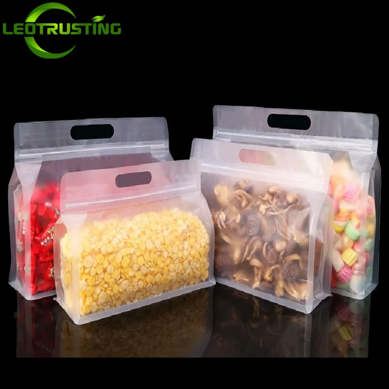 50PCS Frosted 3D Stand Up Zipl – Food Day Snacks Bewertung und Preis