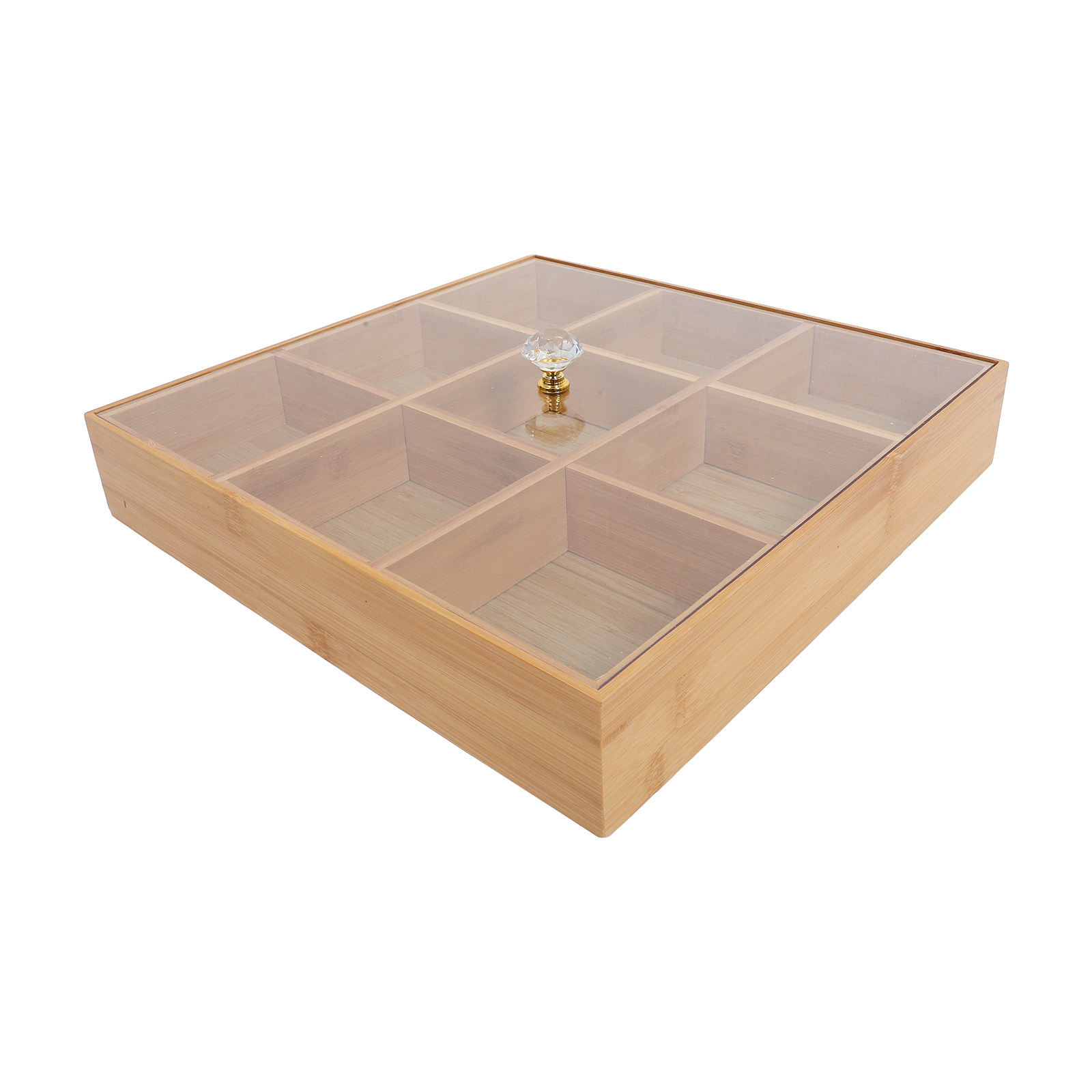Bamboo Serving Tray with Compa – Food Snacks Ideas Bewertung und Preis