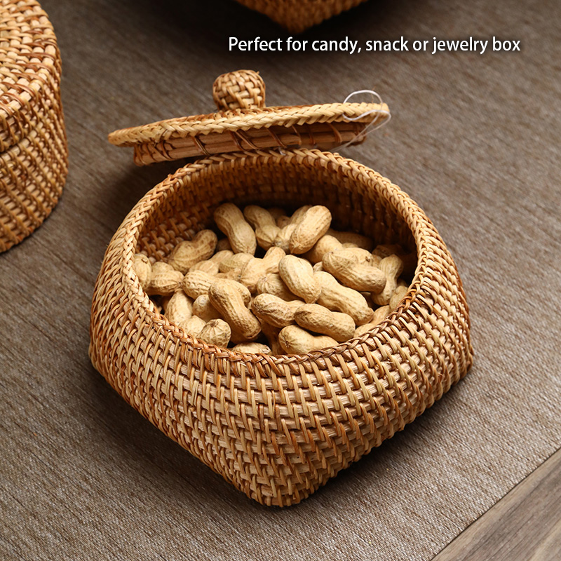 Handwoven Rattan Storage Box W – Food Snacks In Japan Bewertung und Preis