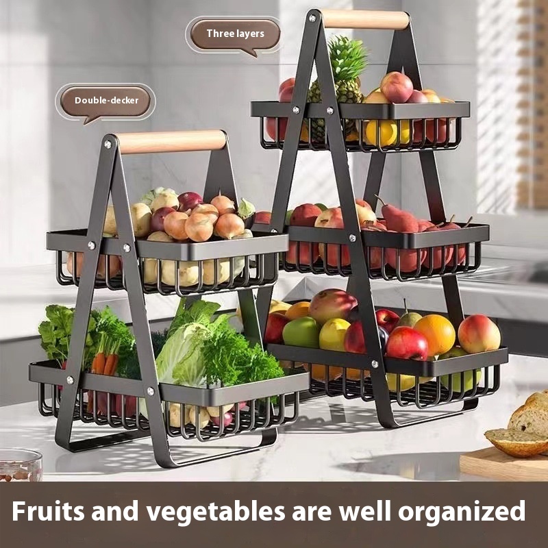 New 2 3 Tiers Countertop Fruit – Food Snacks Basket Bewertung und Preis