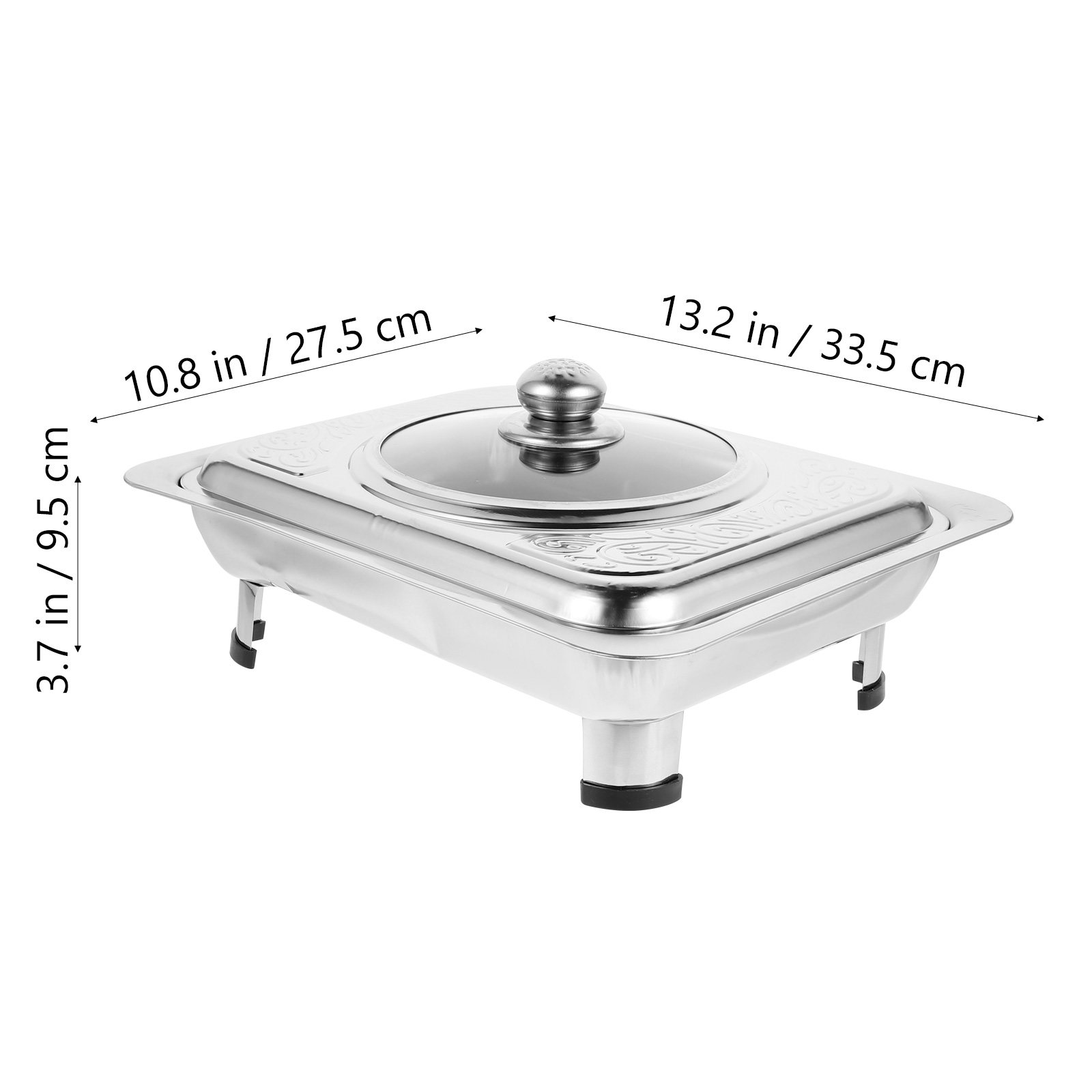 1Pcs Stainless Steel Rectangul – Food Snacks Corner Bewertung und Preis