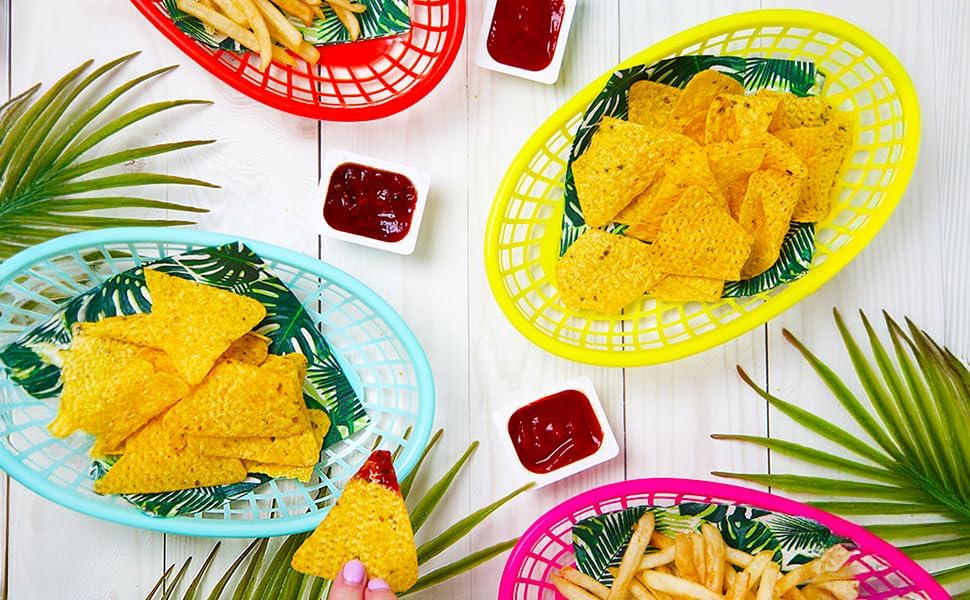 Reusable Plastic Food Baskets  – Food Snacks Basket Bewertung und Preis