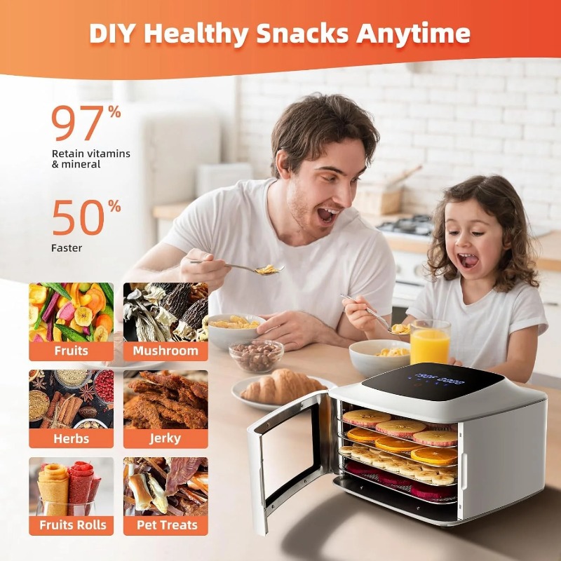 Digital Food Dehydrator - 4-Tr – Food Dehydrator Snacks Bewertung und Preis