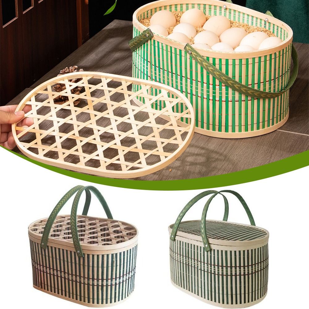 Durable Handmade Bamboo Basket – Food Snacks Basket Bewertung und Preis