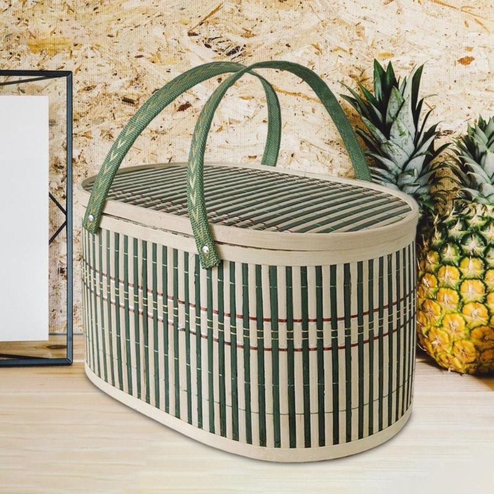 Durable Handmade Bamboo Basket – Food Snacks Basket Bewertung und Preis