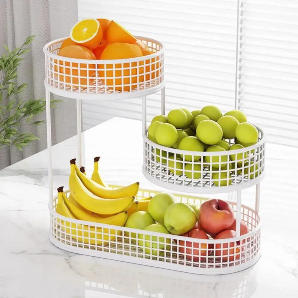 Three-layer Fruit Basket  Livi – Food Snacks Basket Bewertung und Preis