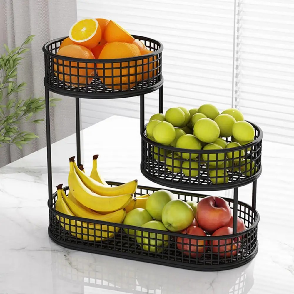 Three-layer Fruit Basket  Livi – Food Snacks Basket Bewertung und Preis