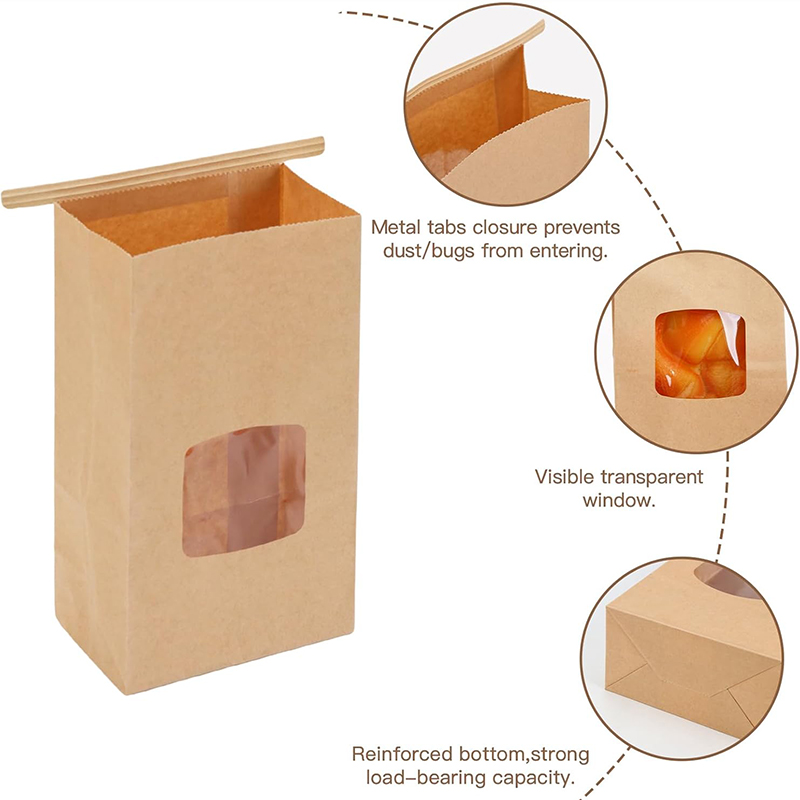 10Pcs Bakery Bags, Window Seal – Food Day Snacks Bewertung und Preis