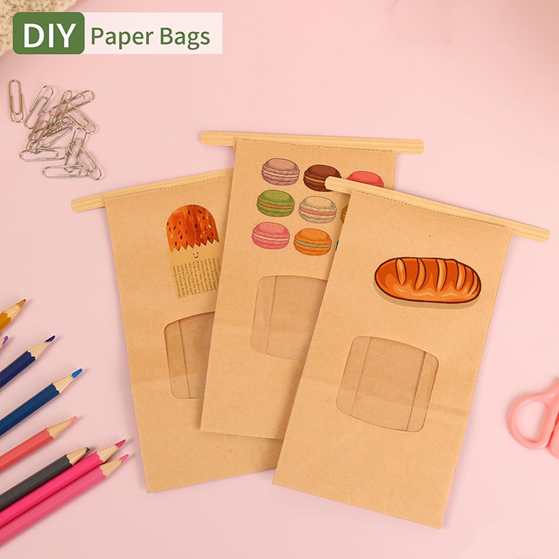 10Pcs Bakery Bags, Window Seal – Food Day Snacks Bewertung und Preis