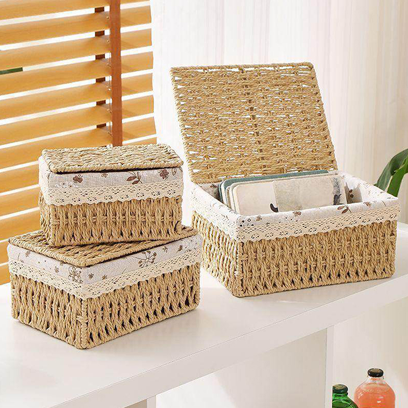 Household Rattan Woven Storage – Food Snacks Packaging Bewertung und Preis
