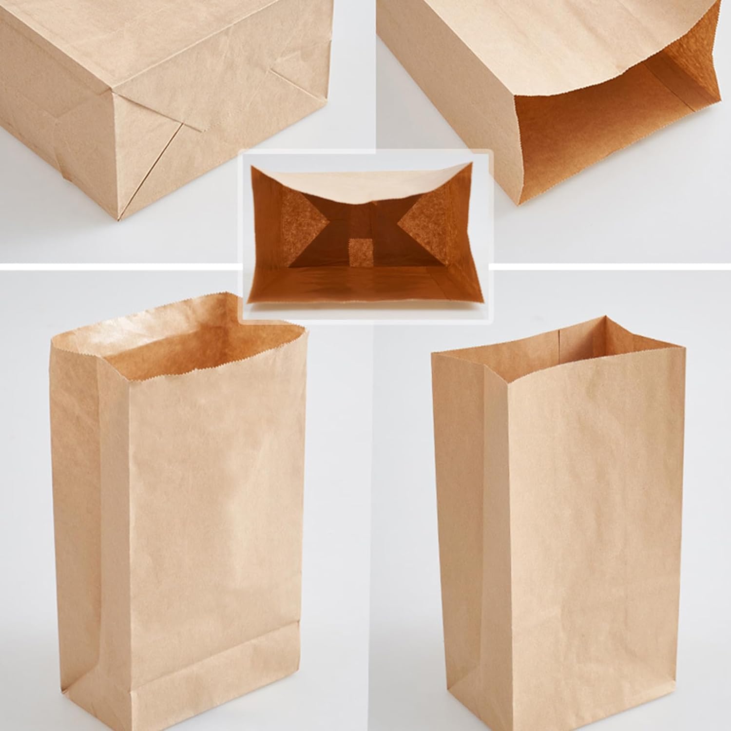 Paper Lunch Bags 20/50PCS Kraf – Food Day Snacks Bewertung und Preis