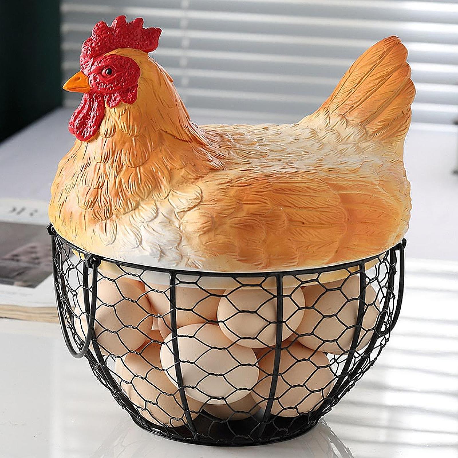 Egg Basket with Lid Kitchen Su – Food Snacks Basket Bewertung und Preis
