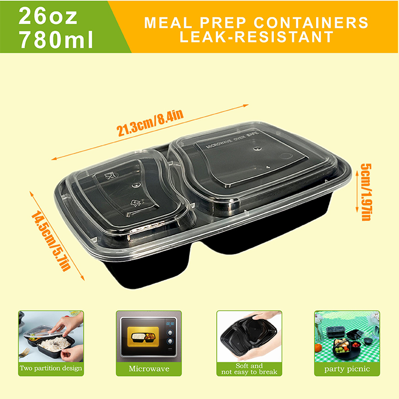 10/40 Pack 26 oz Two-Compartme – Food Snacks For Christmas Bewertung und Preis