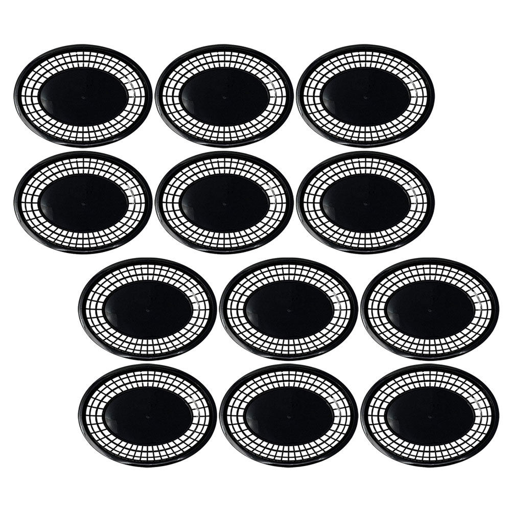 12Pcs Oval Plastic Storage Bas – Food Snacks Basket Bewertung und Preis