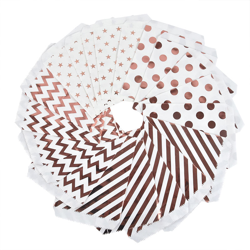 25/50pcs Rose Gold Candy Paper – Food Like Snacks Bewertung und Preis