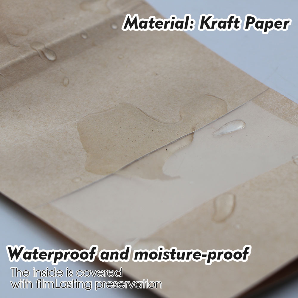 Kraft Paper Zip Lock Bags with – Food Day Snacks Bewertung und Preis