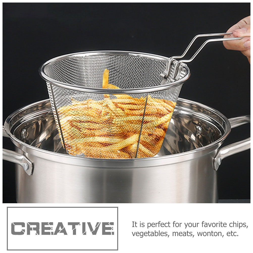 Folding Fry Basket Heat Resist – Food Snacks Basket Bewertung und Preis