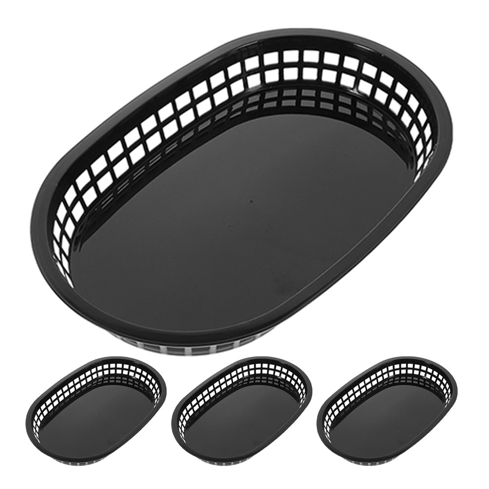 4Pcs Plastic Fruit Basket Set  – Food Snacks Basket Bewertung und Preis