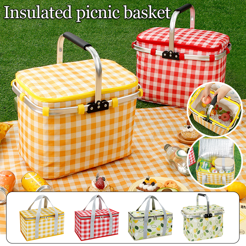 Retro Pastoral Lunch Bag Foldi – Food Snacks Basket Bewertung und Preis