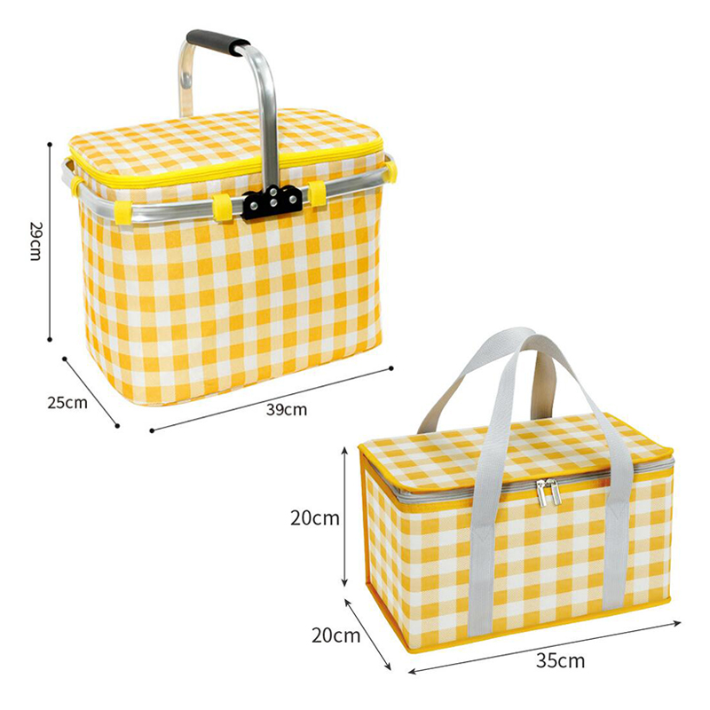 Retro Pastoral Lunch Bag Foldi – Food Snacks Basket Bewertung und Preis