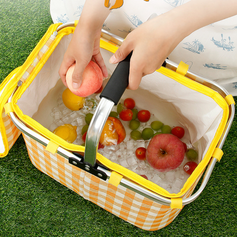 Retro Pastoral Lunch Bag Foldi – Food Snacks Basket Bewertung und Preis