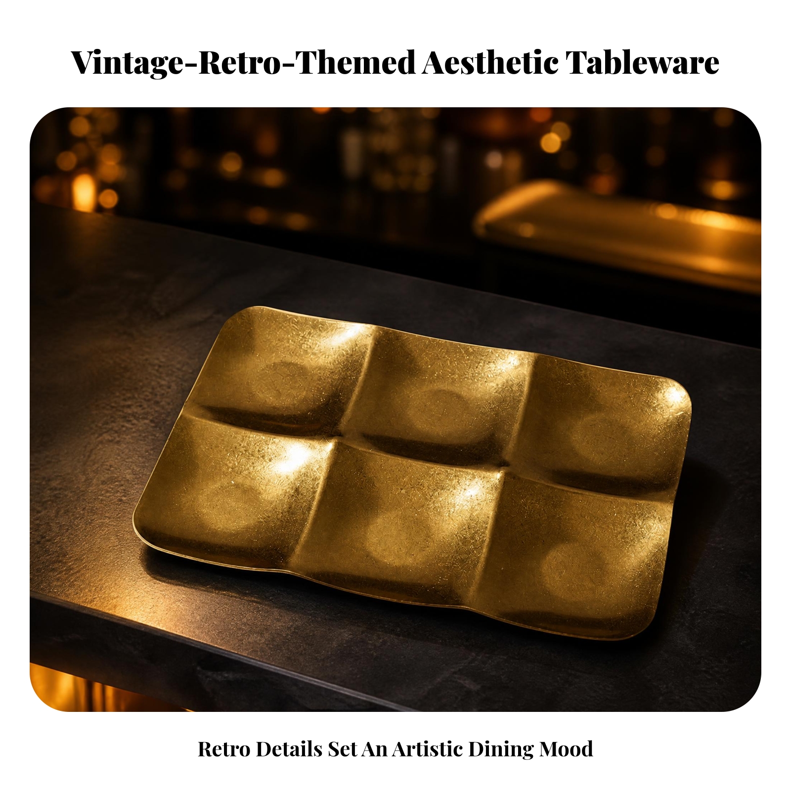 Divided Snack Plate Shiny Fini – Food Snacks Corner Bewertung und Preis