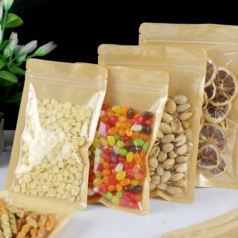 100pcs Eco-friendly Kraft Pape – Food Day Snacks Bewertung und Preis