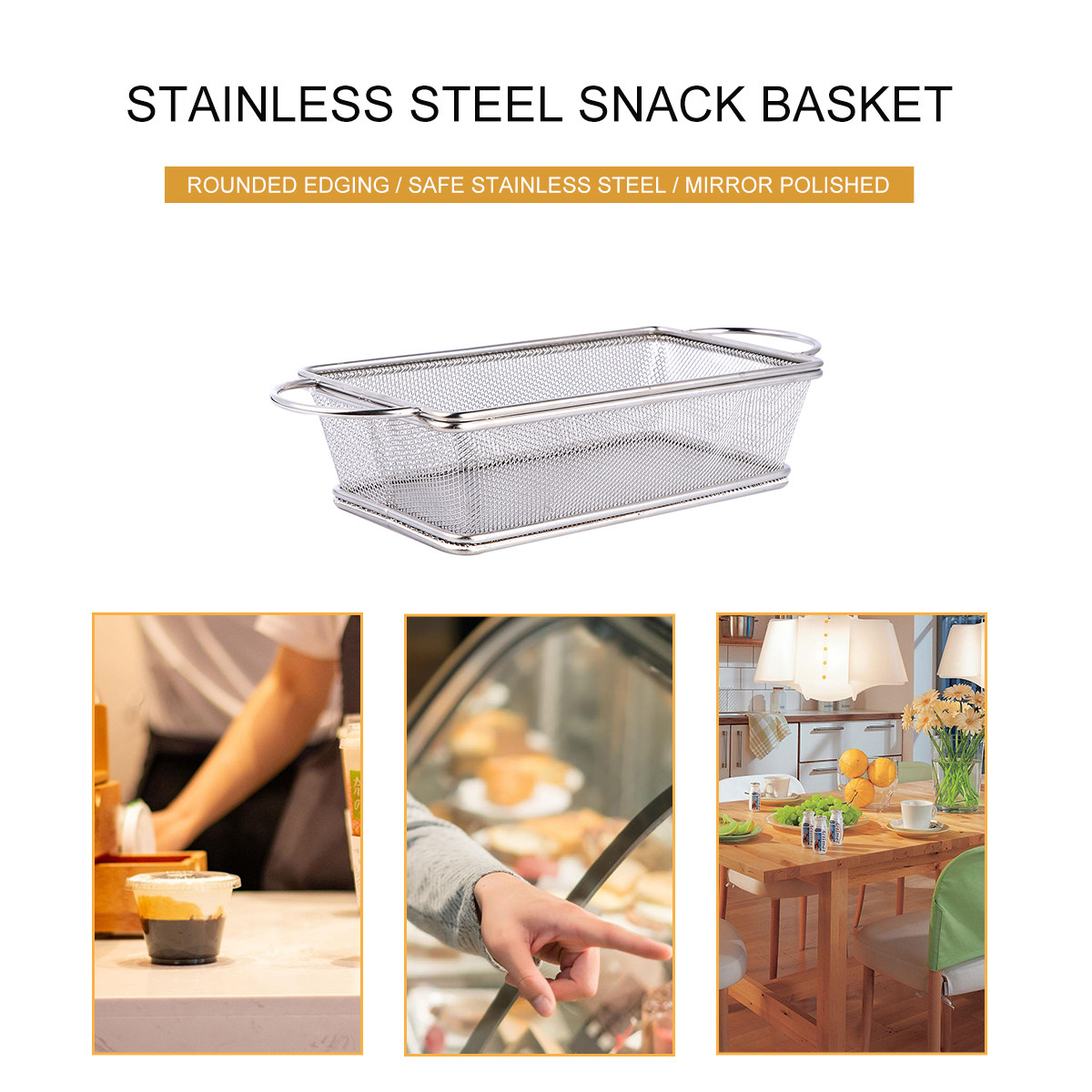 Stainless Steel Frying Basket  – Food Snacks Basket Bewertung und Preis