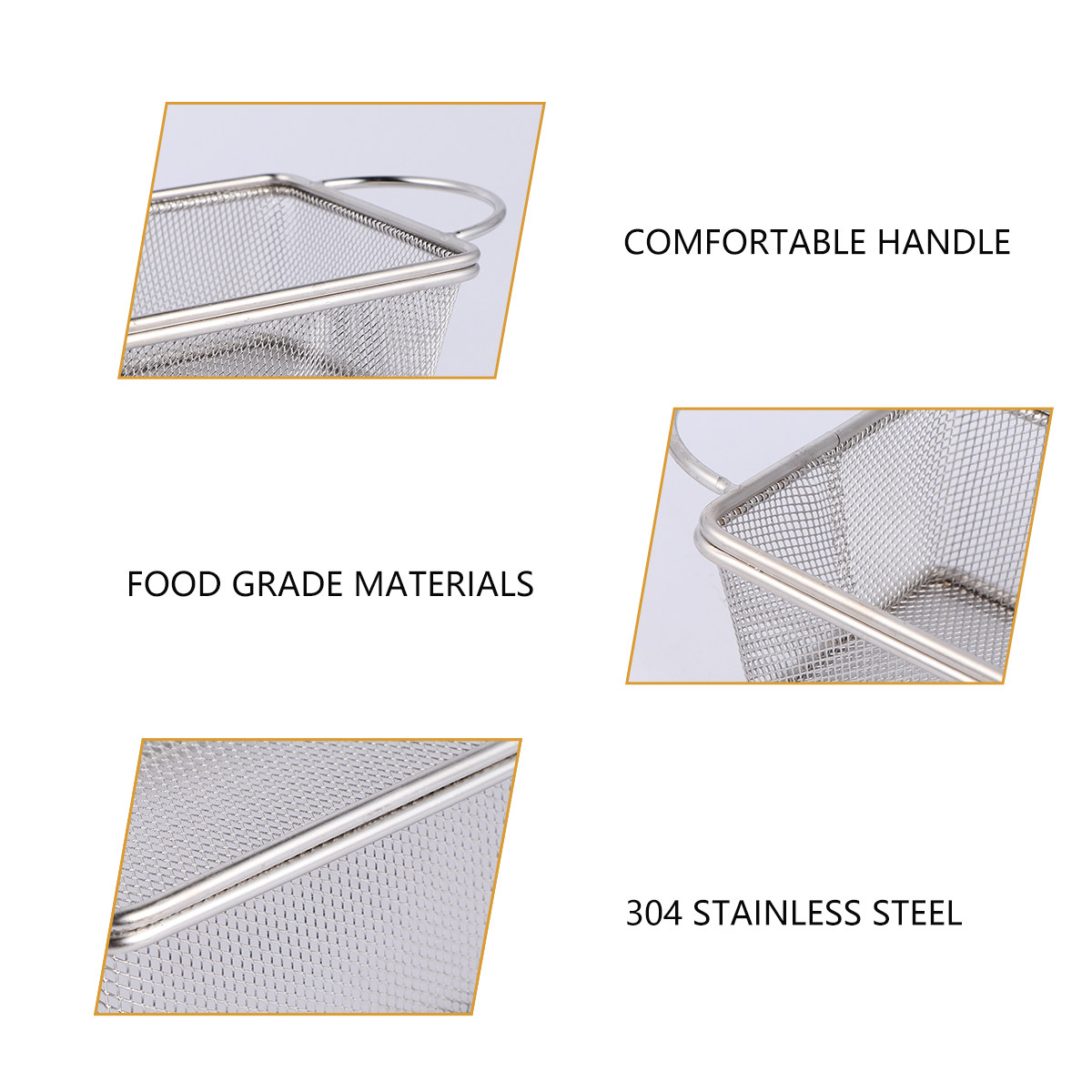 Stainless Steel Frying Basket  – Food Snacks Basket Bewertung und Preis
