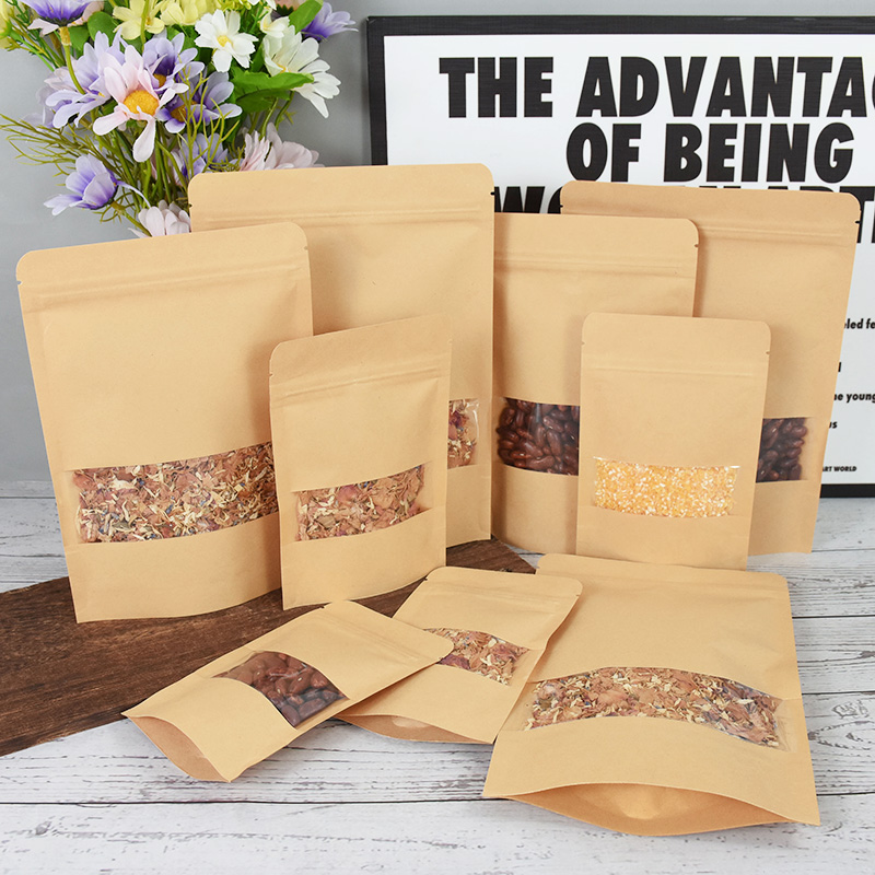 20/50pcs Kraft Paper Zip Lock  – Food Day Snacks Bewertung und Preis