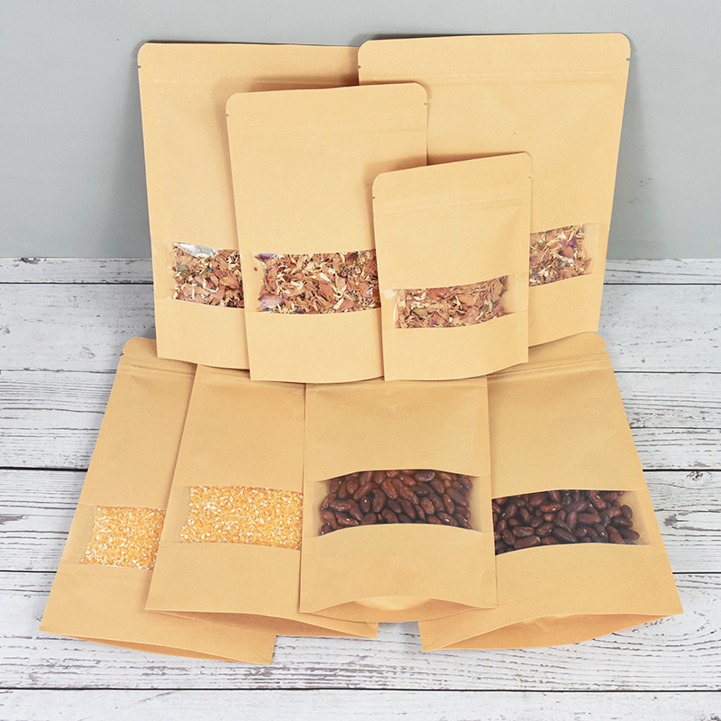 20/50pcs Kraft Paper Zip Lock  – Food Day Snacks Bewertung und Preis