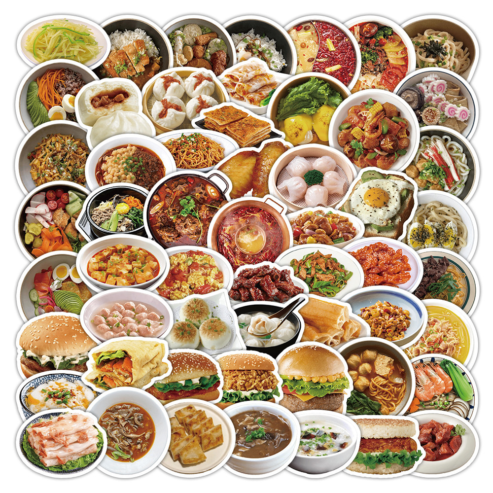 60Pcs Trendy Delicious Realist – Yummy Food Snacks Bewertung und Preis