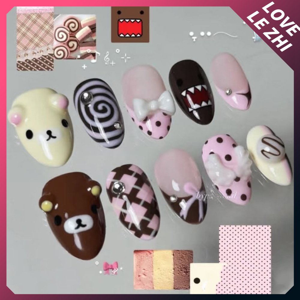 10Pcs Cartoon Kawaii Anime Ril – Food Like Snacks Bewertung und Preis