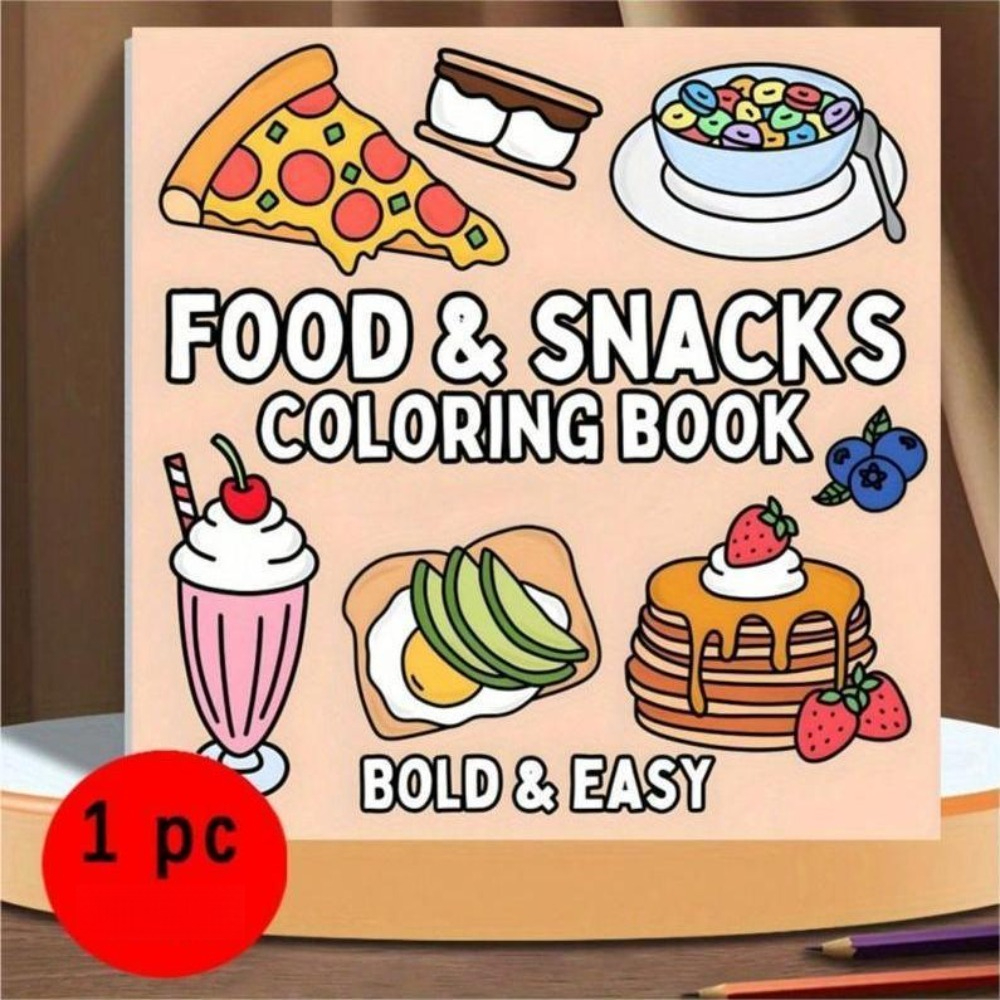 Food and Snacks Coloring Book  – Food And Snacks Coloring Pages Bewertung und Preis