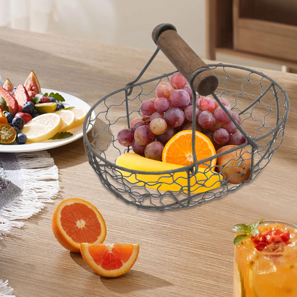 Iron Snack Fruit Plate with Wo – Food Snacks Basket Bewertung und Preis