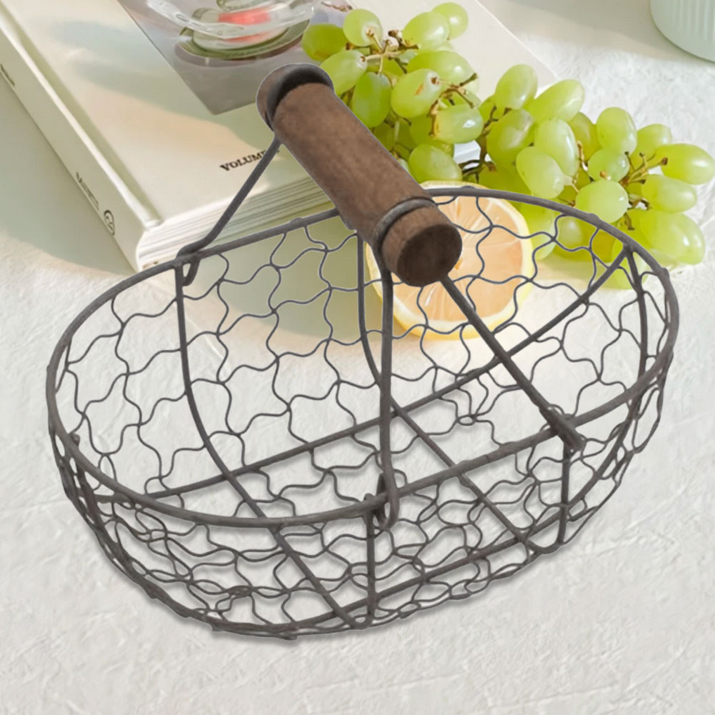 Iron Snack Fruit Plate with Wo – Food Snacks Basket Bewertung und Preis