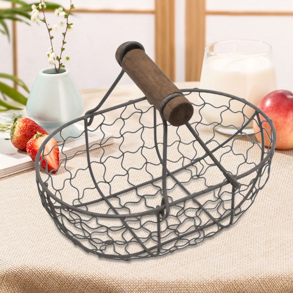 Iron Snack Fruit Plate with Wo – Food Snacks Basket Bewertung und Preis