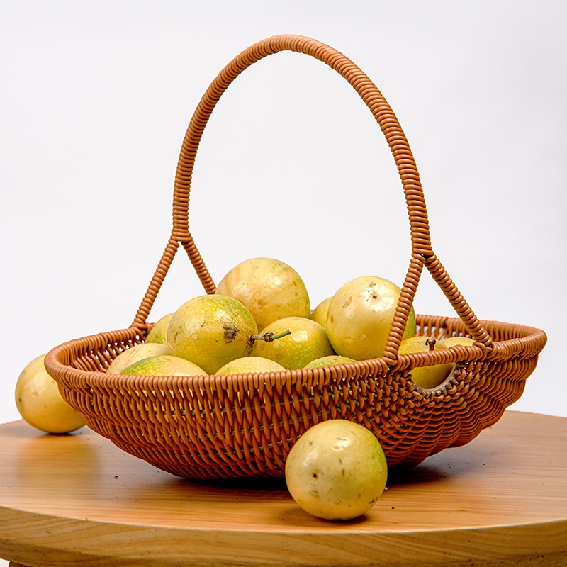 Plastic Imitation Rattan Woven – Food Snacks Basket Bewertung und Preis