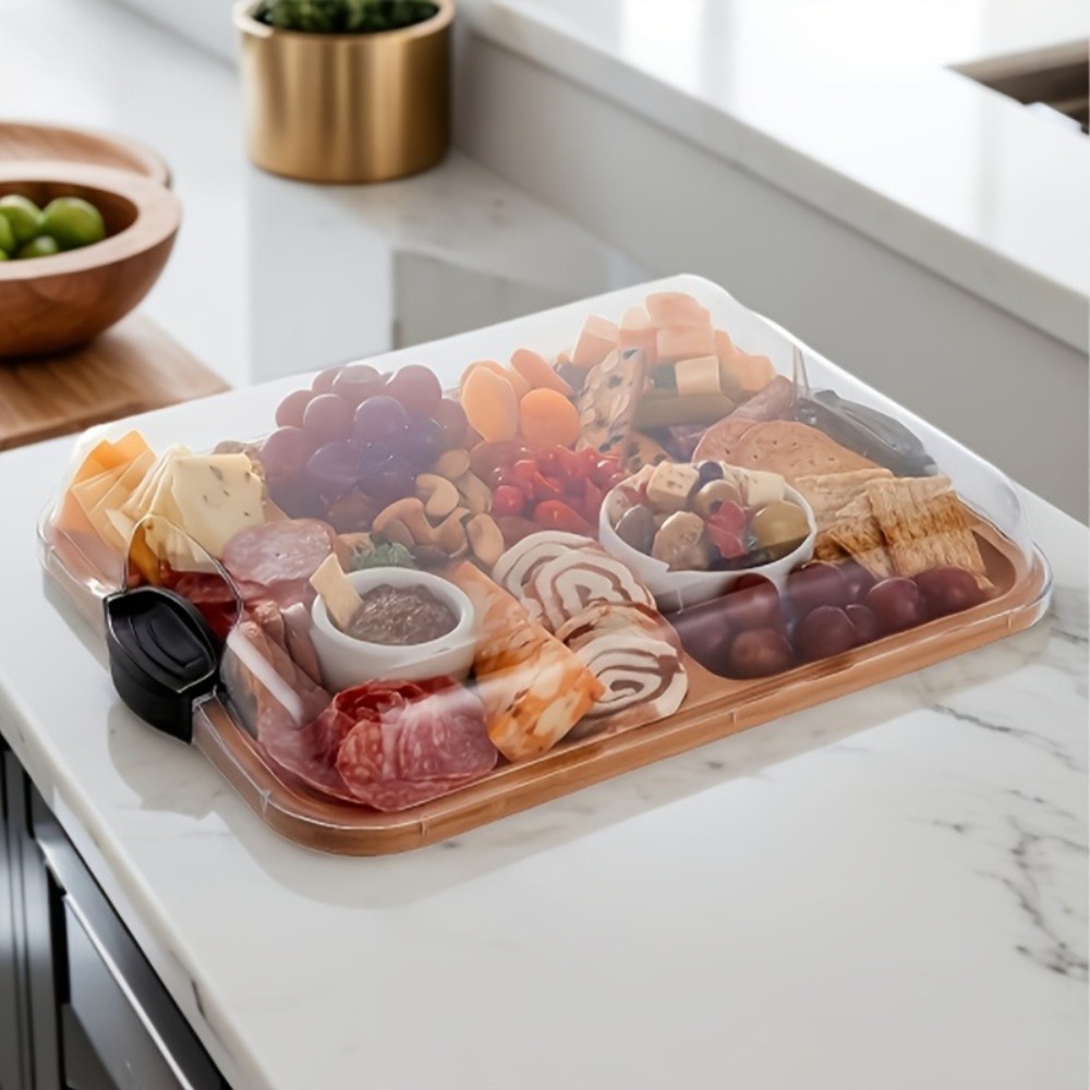 Wooden Partitioned Snack Tray  – Food Snacks In Japan Bewertung und Preis