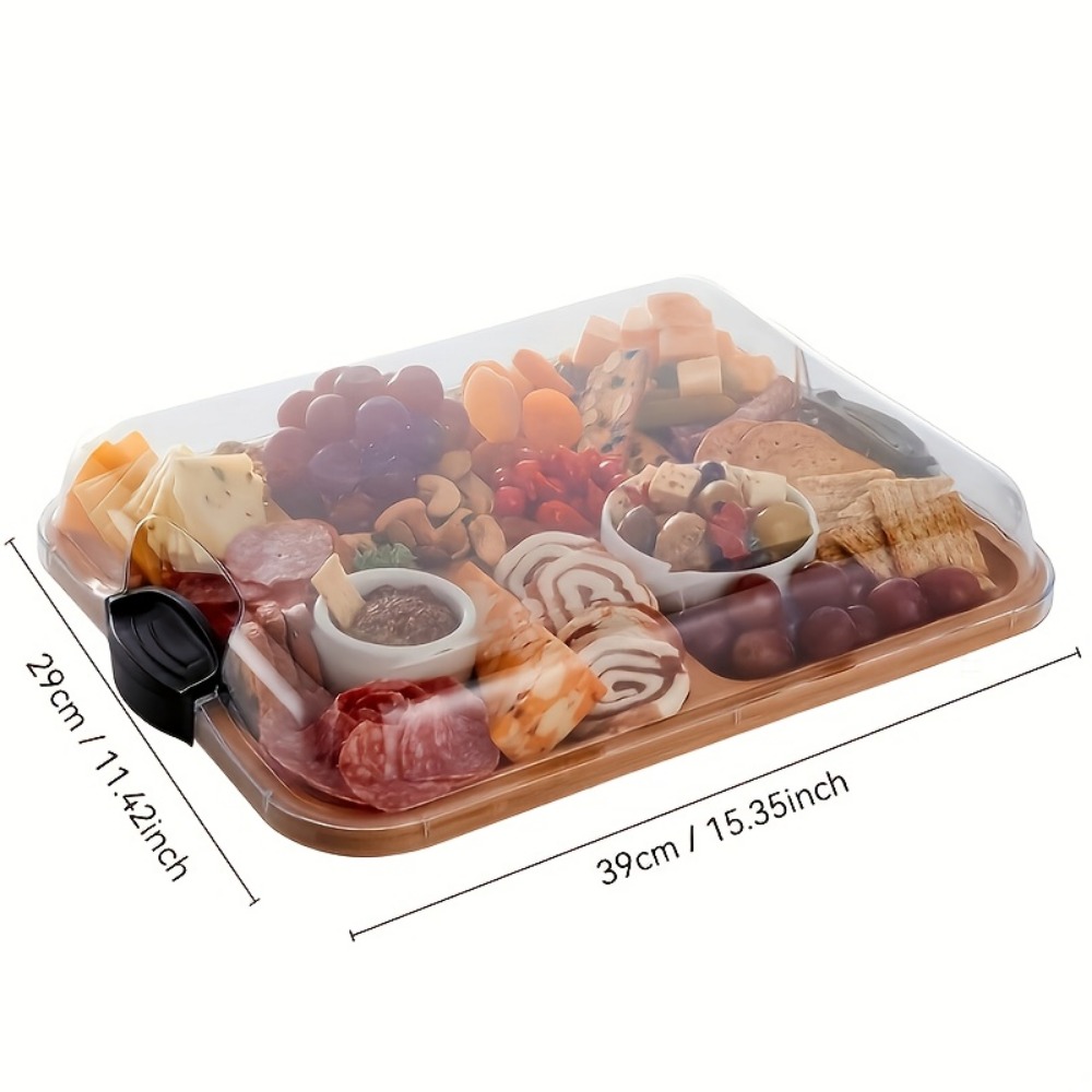 Wooden Partitioned Snack Tray  – Food Snacks In Japan Bewertung und Preis